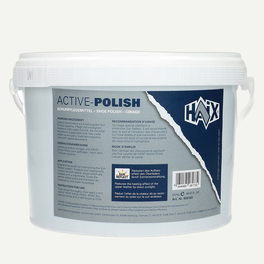 HAIX produit d’entretien pour chaussures, 2,5 kg noir