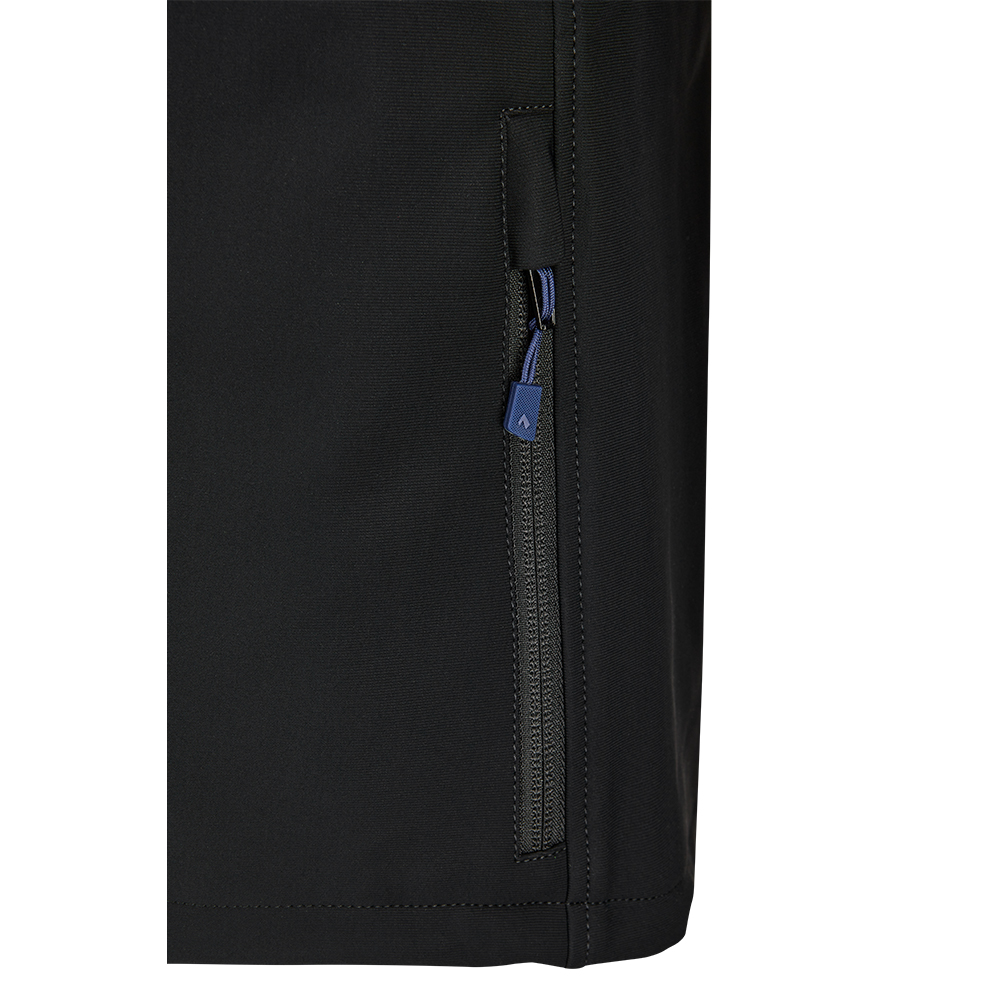 Schützt bei wechselhaftem Wetter. Deine Flextreme Softshell Jacket mit verstellbaren Bund.-Detailfoto