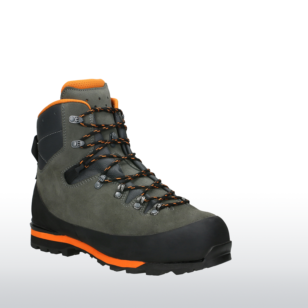 Hikingstiefel, Trailstiefel, Stiefelknöchel, Lug-Sohle, Orange Akzente