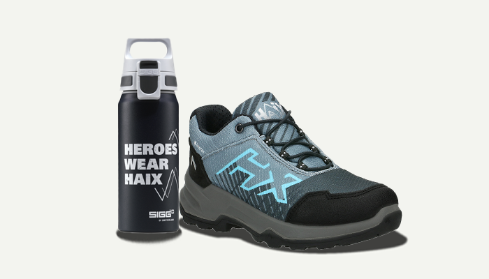 Koop kinderschoenen en ontvang een gratis SIGG-fles.